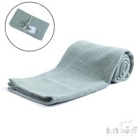 CBP60-SG: Sage Deluxe Personalisation Cellular Cotton Blanket